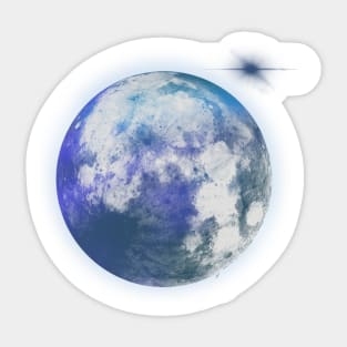 Blue Moon Shine Sticker